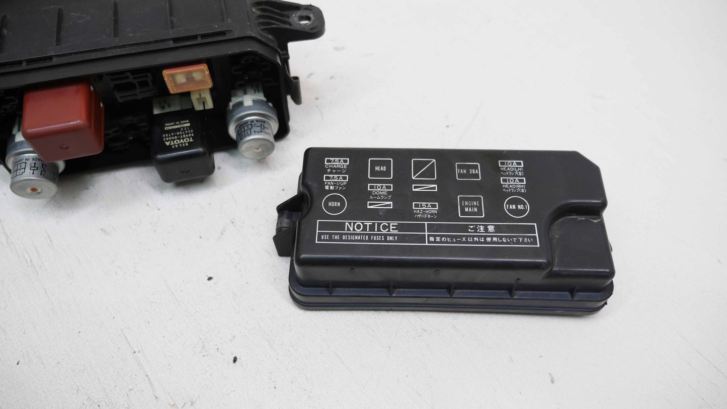 Fuse and Relay Box and Cover 4A-FC - Fits Toyota Corolla AE92 Seca Liftback 1988-1992