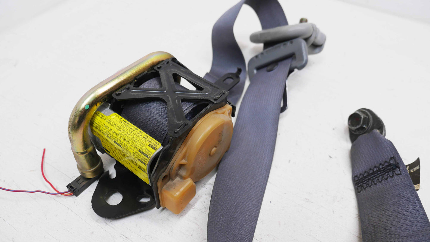 LH Front Seat Belt Light Grey/Blue - Fits Mitsubishi Lancer CS-ES Sedan 2002-2007