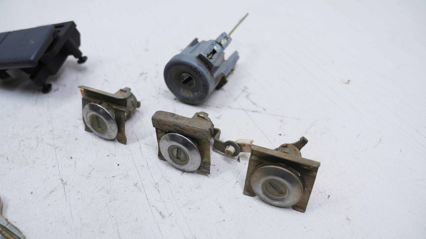 Lock Set Doors, Fuel Flap, Glovebox - Fits Ford Courier GL-PH 4x4 1998-2006