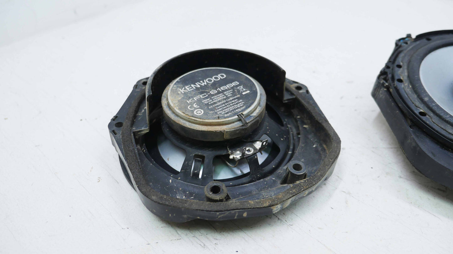 2 x Kenwood Door Speakers Aftermarket - Fits Ford Courier GL-PH 4x4 1998-2006