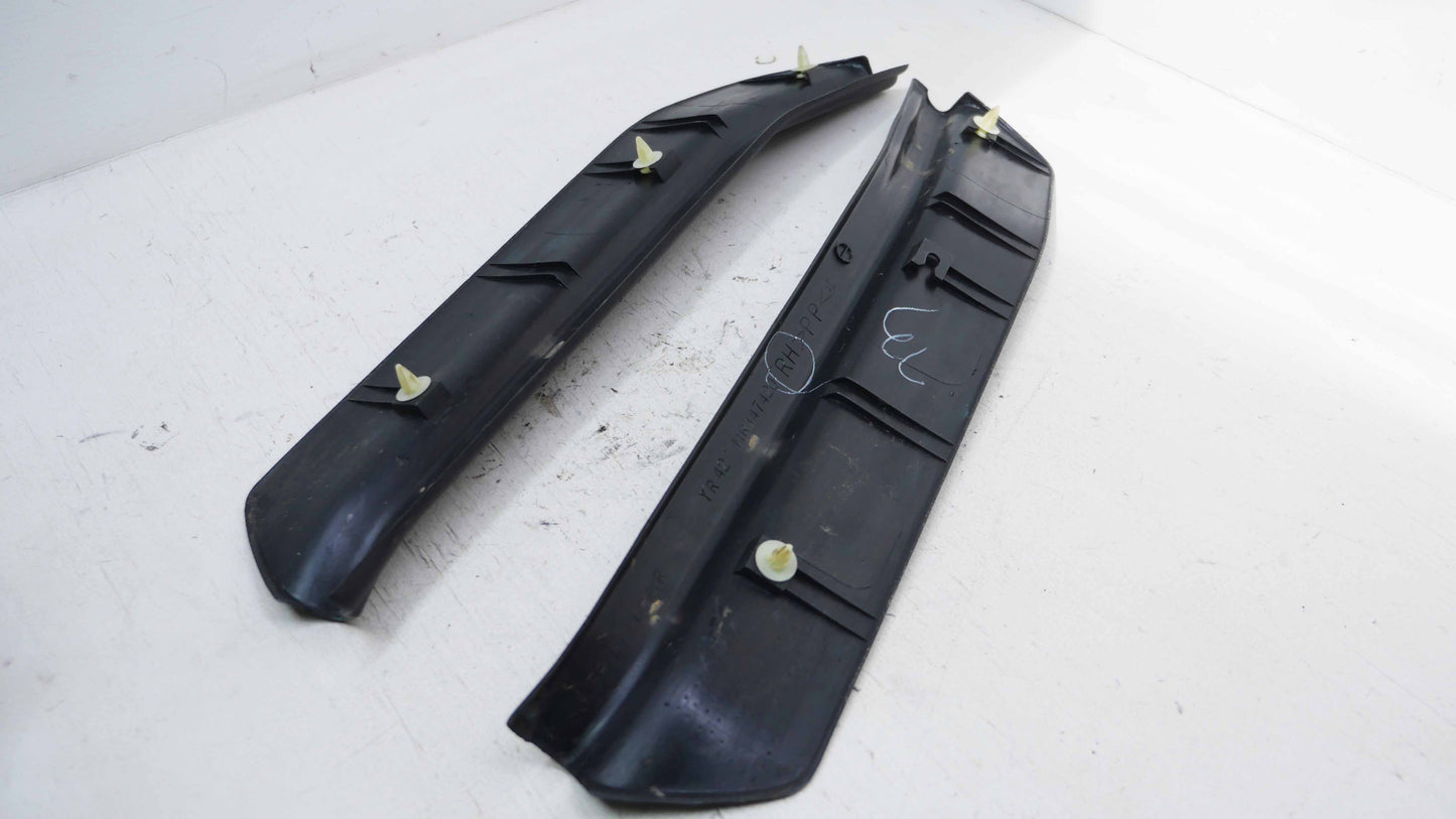 Rear Scuff Plates Sedan Black - Fits Mitsubishi Verada KL-KW 2003-2005