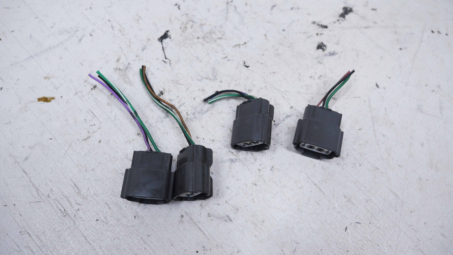 4 x Ignition Coil Plug and Wire - Fits Nissan X-Trail T30 2001-2007