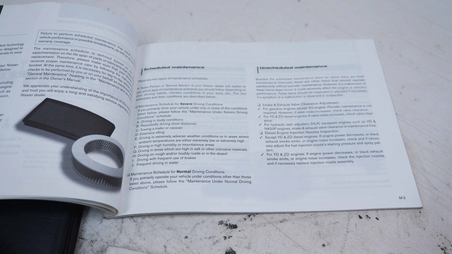 Owners Service Manual - Fits Nissan X-Trail T30 2001-2007