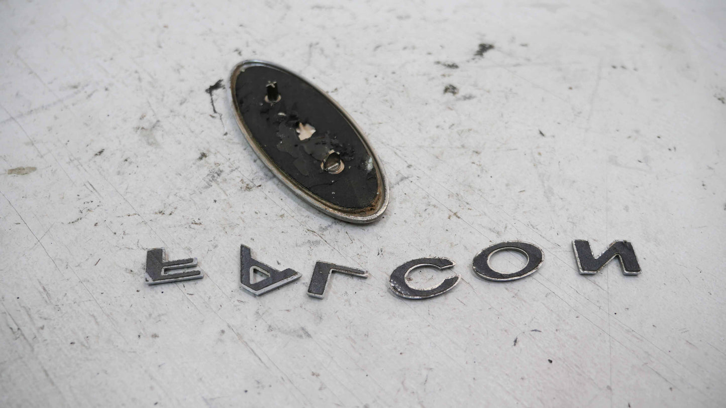 Boot Badges Logo and Falcon - Fits Ford Falcon BA 2002-2005
