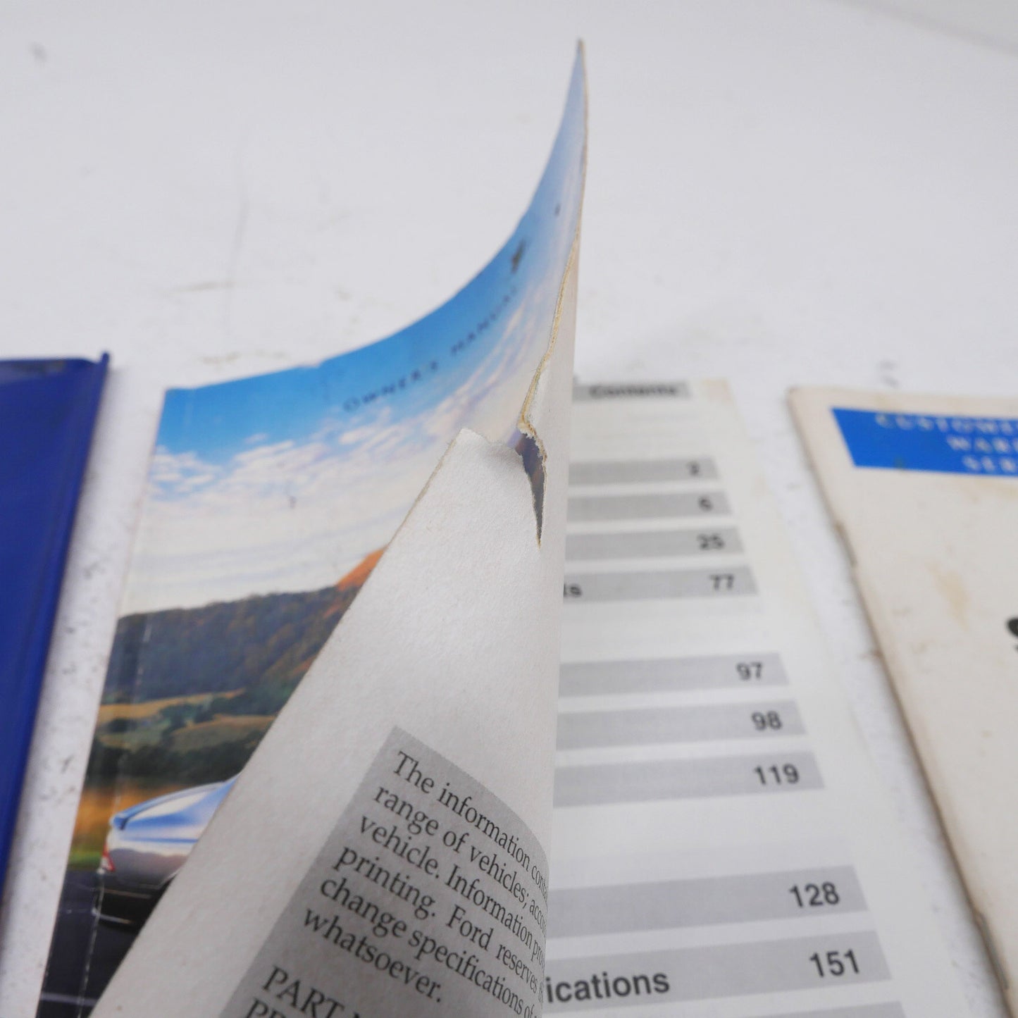 Owners Manual AU3 - Fits Ford Falcon AU SR 1998-2002