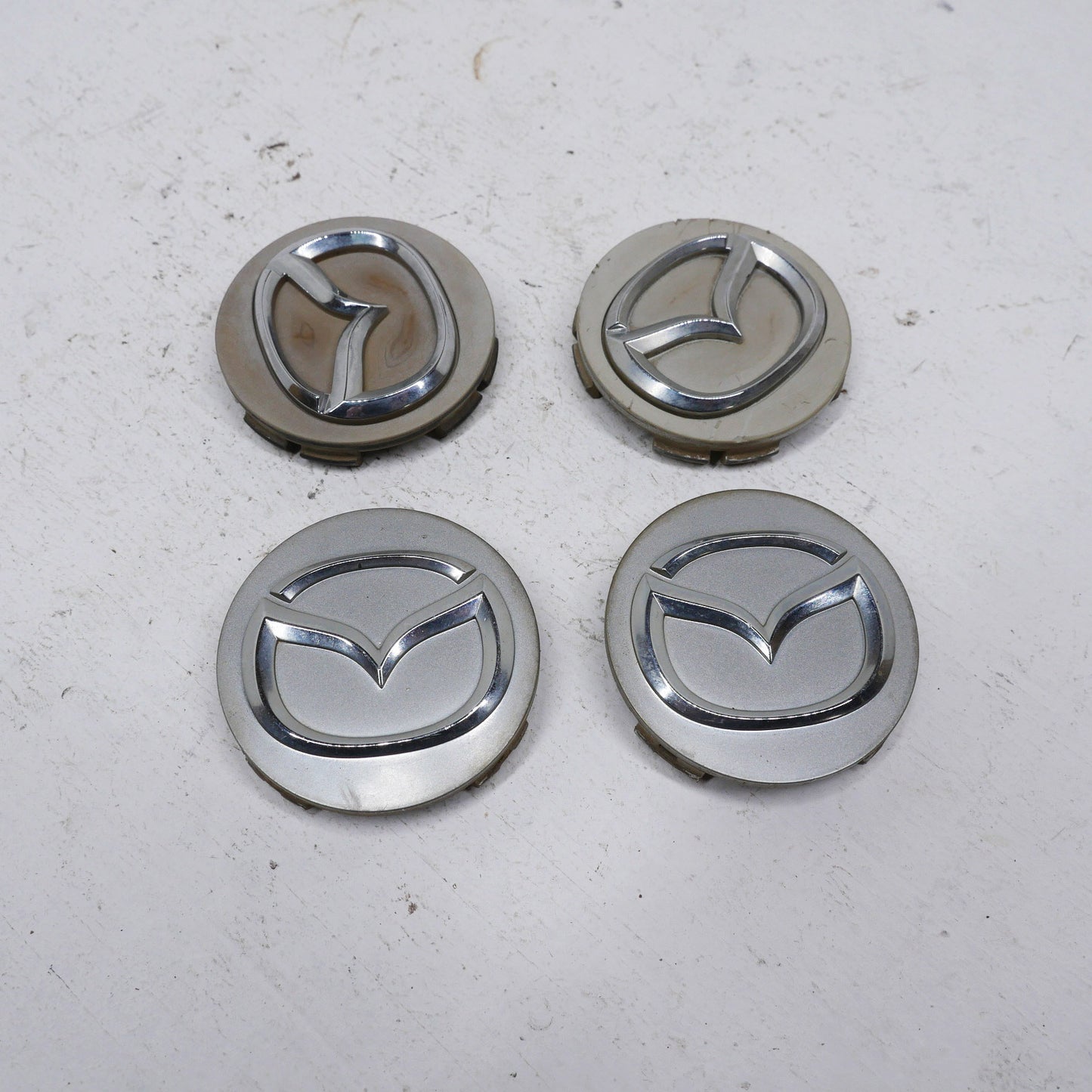4 x Wheel Hub Center Caps 57mm- Fits Mazda 3 BK SP23 2003-2009