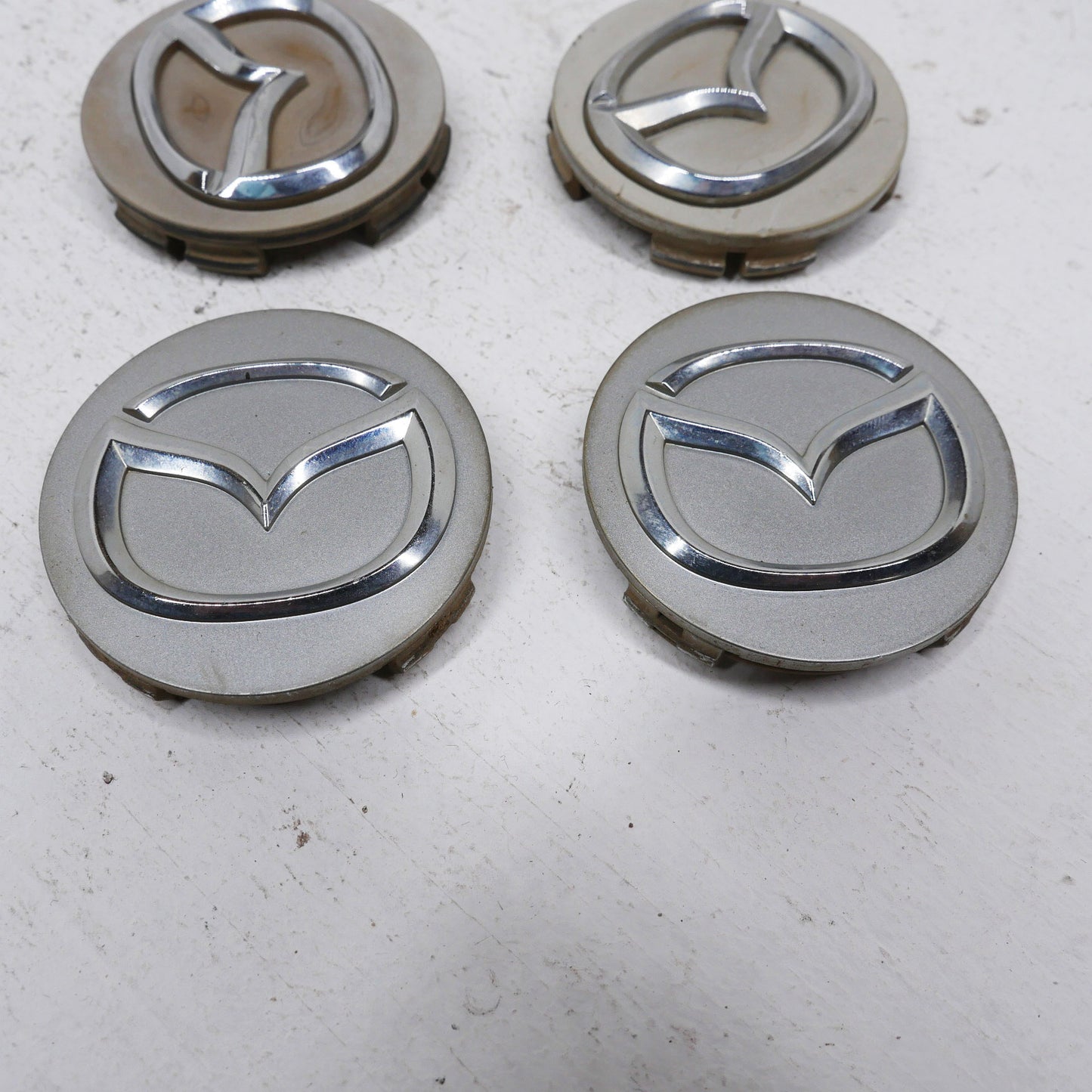 4 x Wheel Hub Center Caps 57mm- Fits Mazda 3 BK SP23 2003-2009