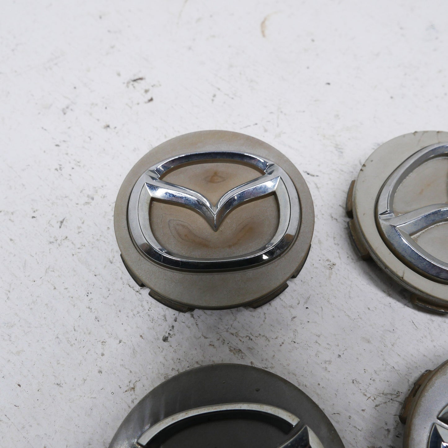 4 x Wheel Hub Center Caps 57mm- Fits Mazda 3 BK SP23 2003-2009