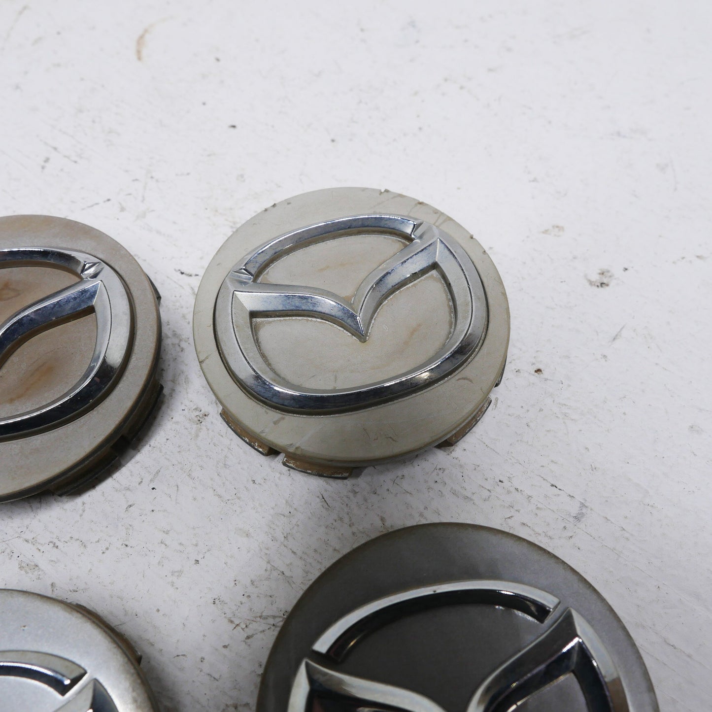4 x Wheel Hub Center Caps 57mm- Fits Mazda 3 BK SP23 2003-2009