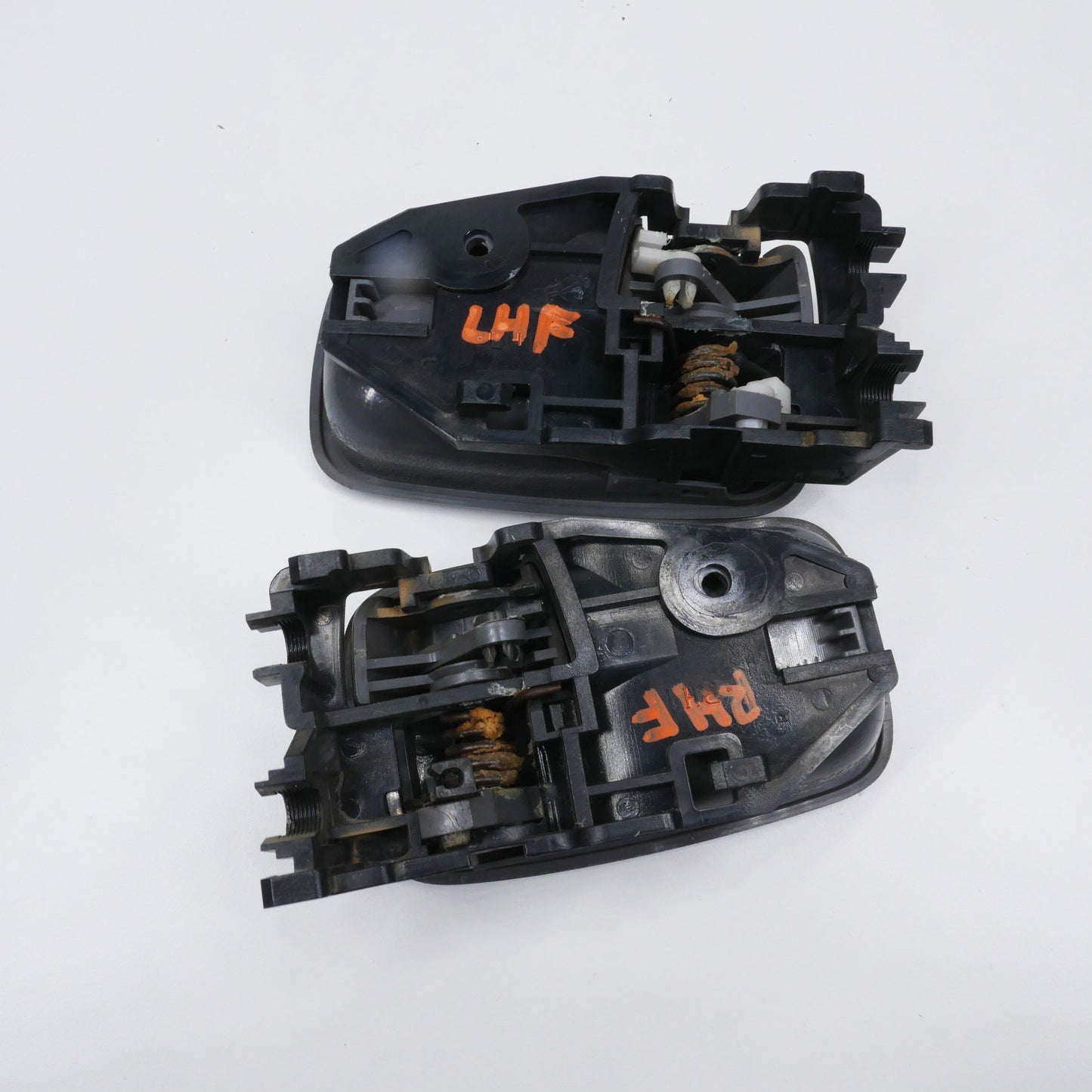 Front Interior Door Handles Grey - Fits Mitsubishi Lancer CS Facelift 2002-2007