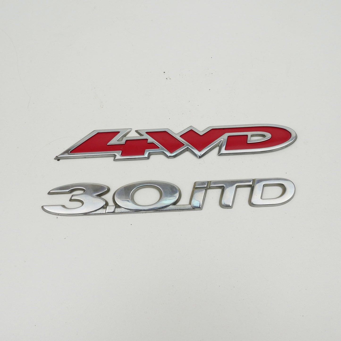 Door Badges 3.0L and 4WD - Fits Holden Rodeo RA 4X4 4JH1 LX 2003-2008