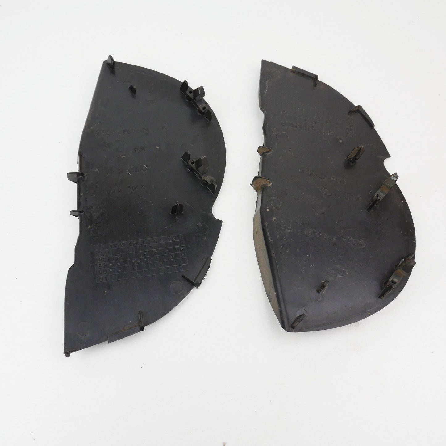 LH and RH Dash Side Cover Trims Black - Fits Ford Falcon AU UTE 1999-2002