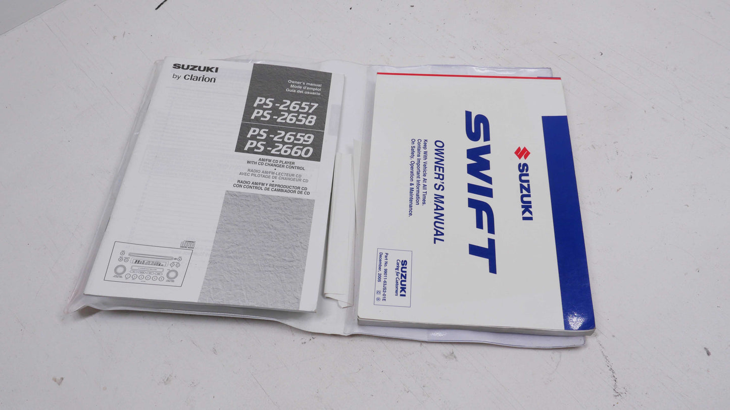 Owners Manual - Fits Suzuki Swift EZ 2004-2011