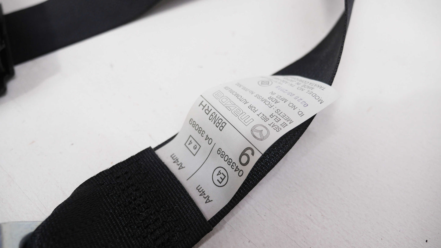 RH Rear Seat Belt - Fits Mazda 3 BL 2010-2013