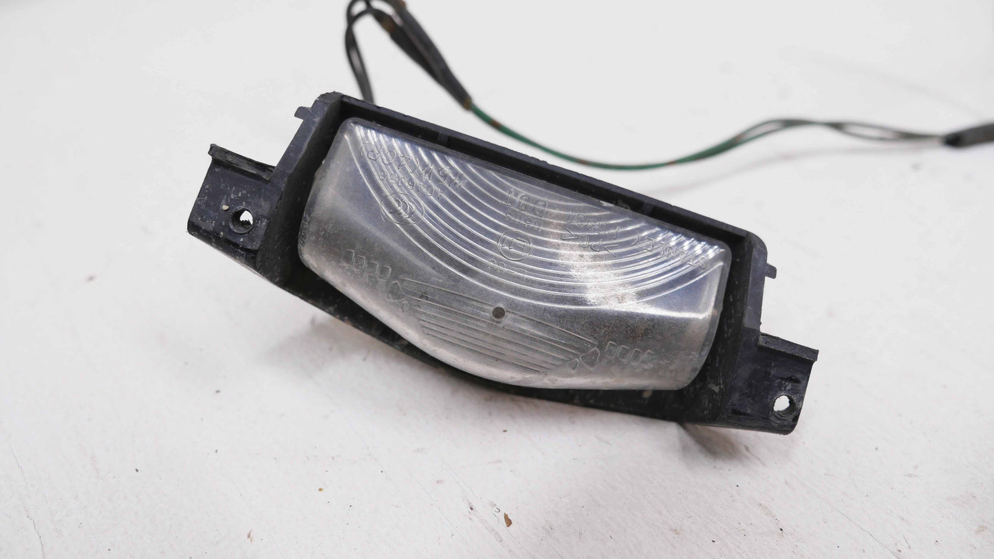 Rear Bumper Number Plate Lights and Plug - Fits Mazda 3 BL 2010-2013