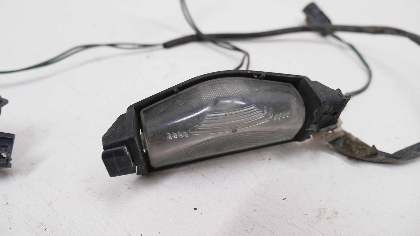 Rear Bumper Number Plate Lights and Plug - Fits Mazda 3 BL 2010-2013
