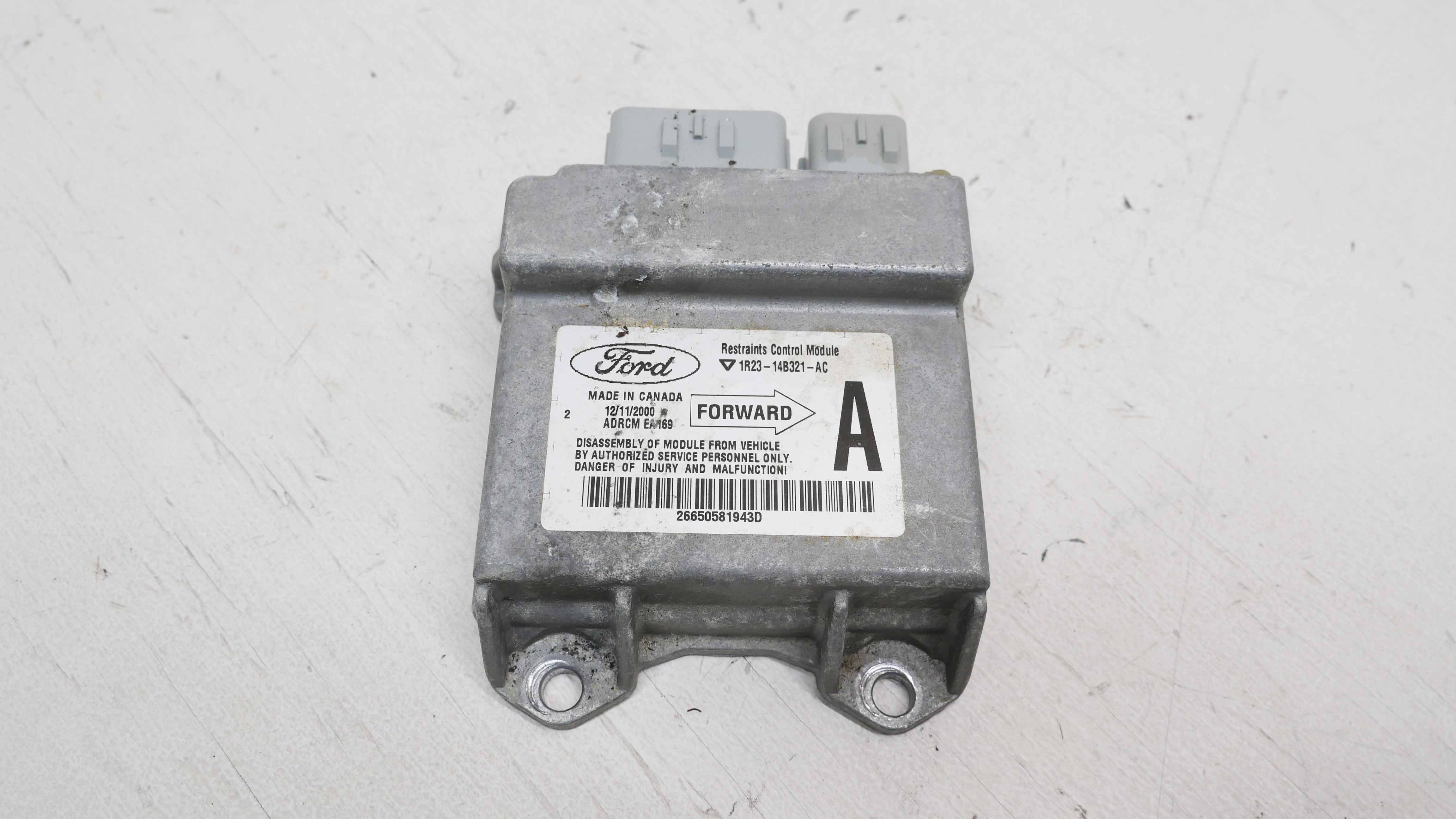 Restraint Control Module 1R23-14B321-AC - Fits Ford Falcon AU 1998-200 ...