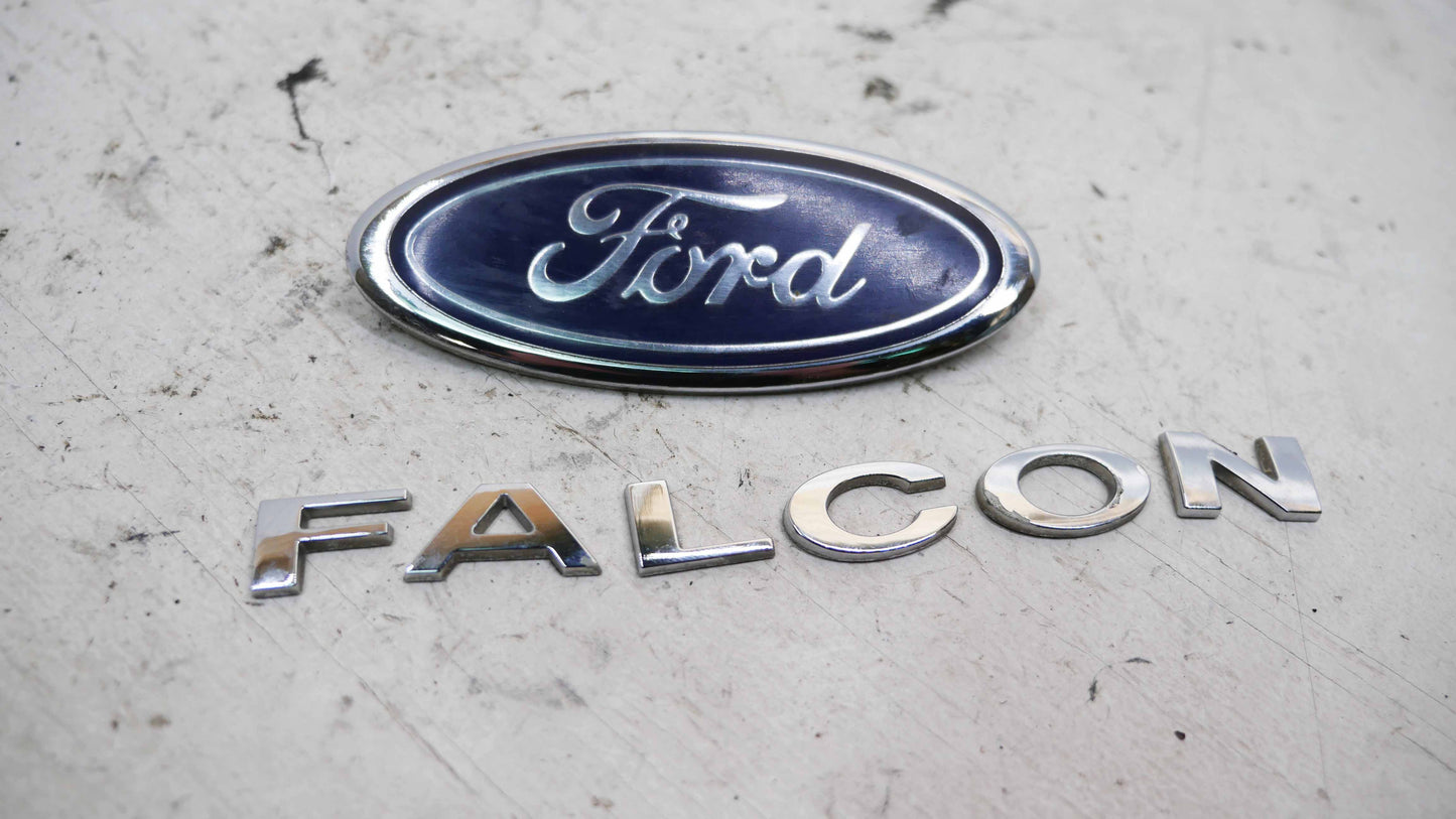 Boot Badges Logo and Falcon - Fits Ford Falcon BA 2002-2005