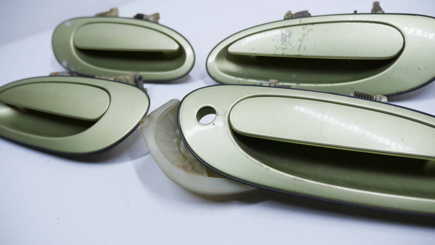 Exterior Door Handle Set ZQ Green - Fits Ford Falcon BA 2002-2005