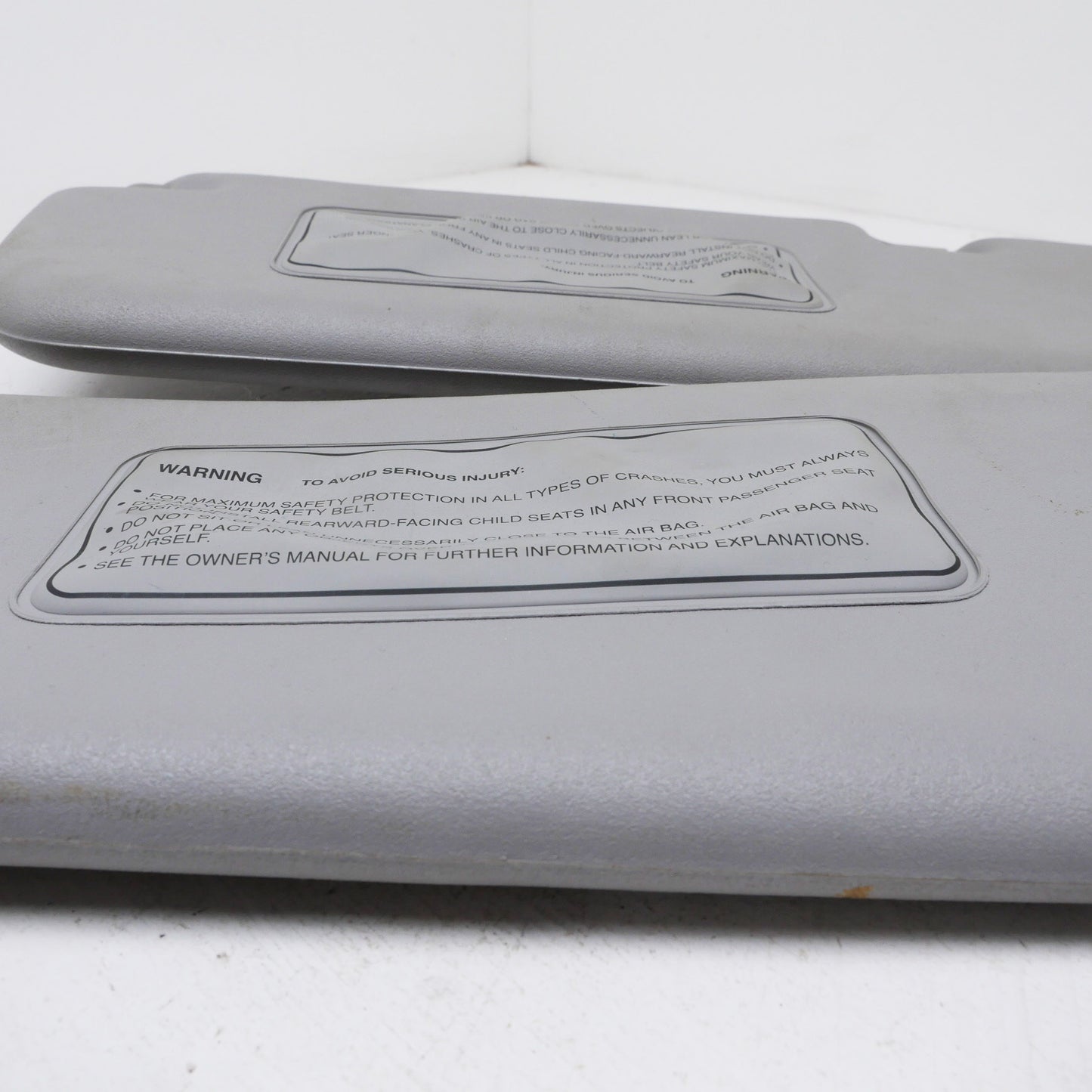LH and RH Sun Visors Grey - Fits Mitsubishi Magna ES TL-TW 2003-2005