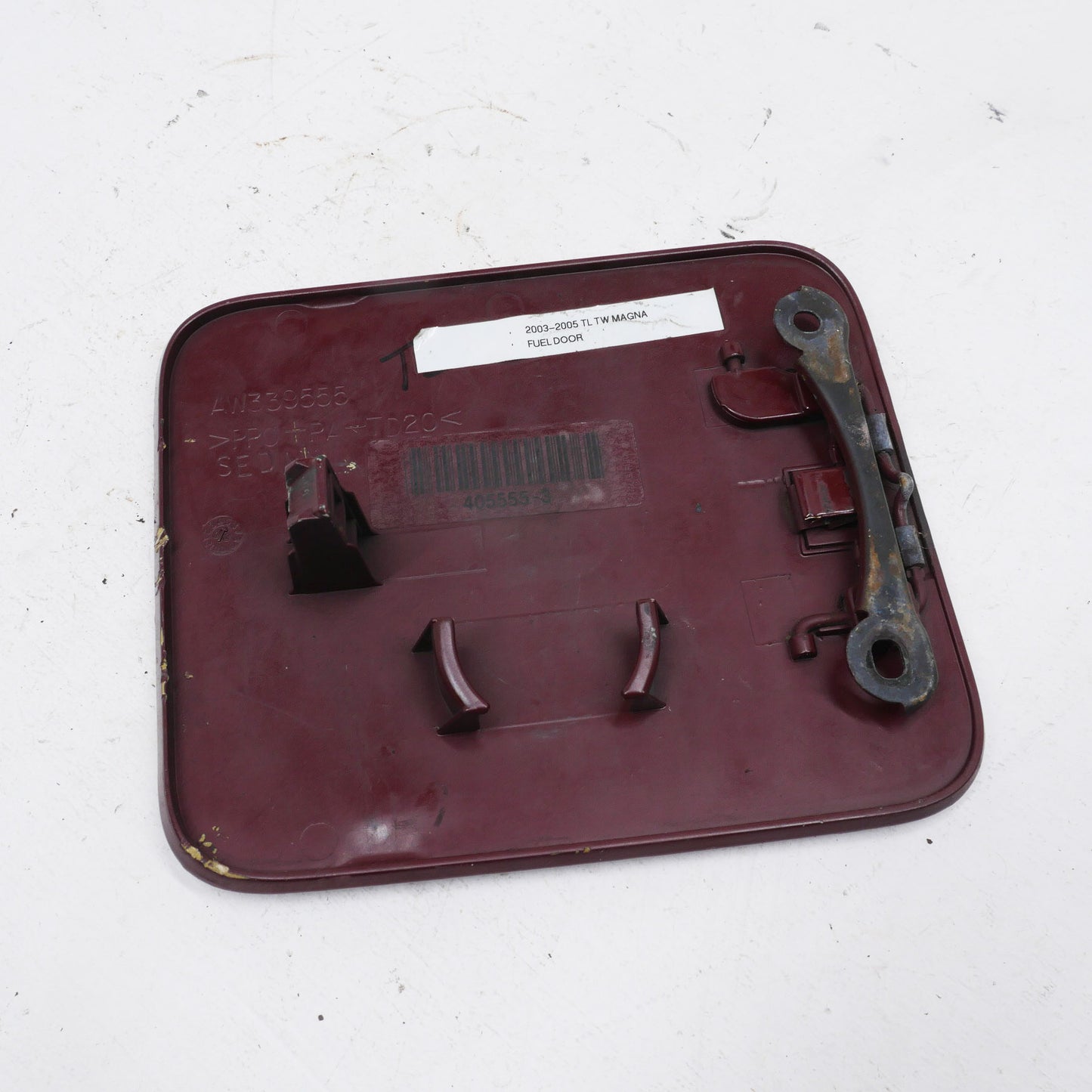 Sedan Fuel Flap AH Tango Red - Fits Mitsubishi Magna ES TL-TW 2003-2005