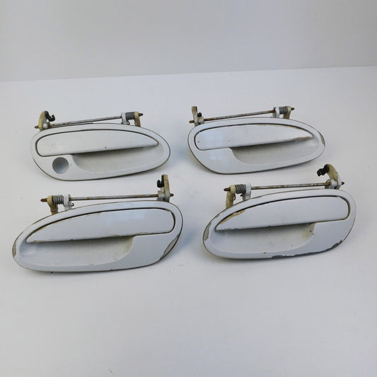 Exterior Door Handle Set White - Fits Holden Commodore VZ 2004-2006